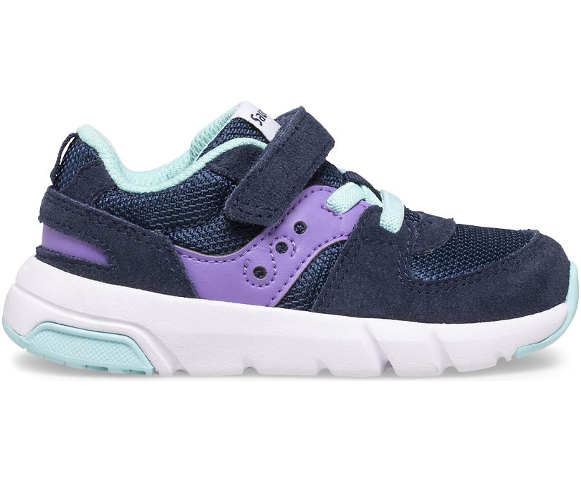 Saucony Jazz Lite 2.0 Kids' Sneakers Navy / Purple | Canada 875JPQJ